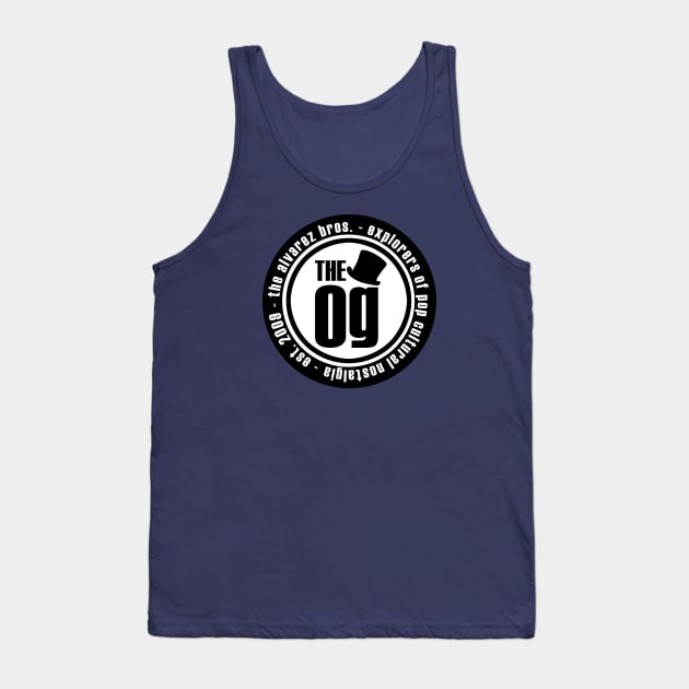 Black Logo Tank Top by TheObscureGentlemen